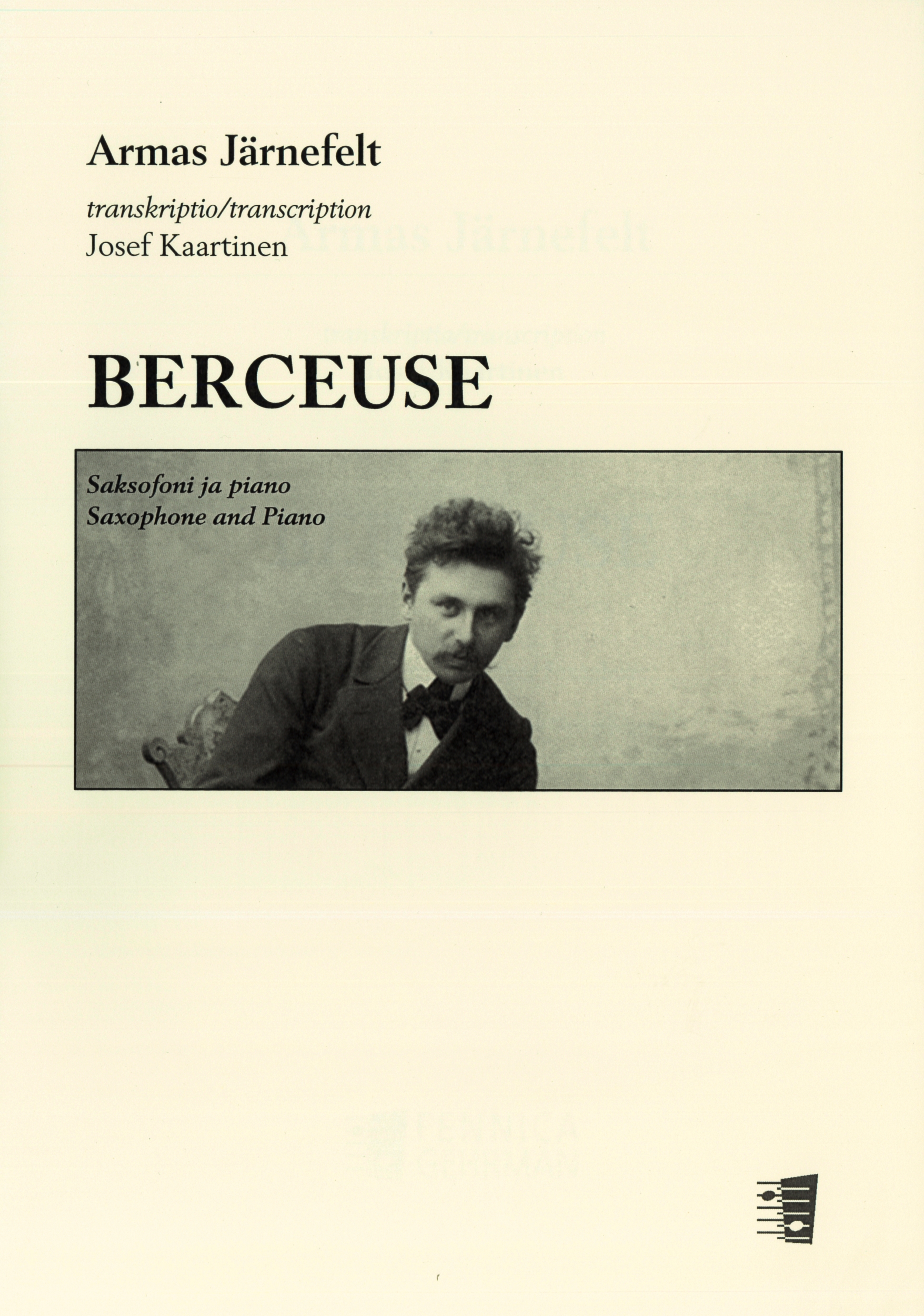 Järnefelt Kaartinensov Berceuse SAX